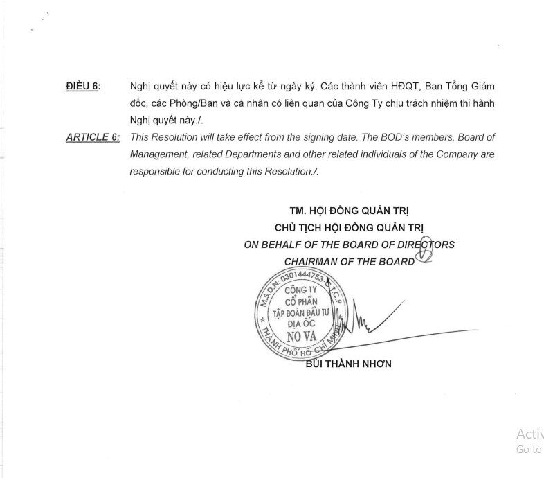 Novaland họp ĐHCĐ bất thường: Số nợ 2.645 tỷ đồng của 2 công ty liên quan ông Bùi Thành Nhơn sẽ được hoán đổi thành cổ phiếu