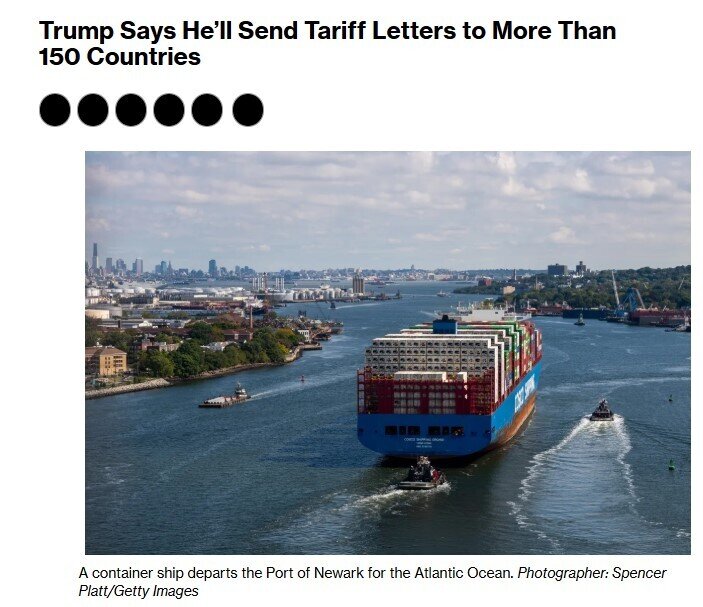 Ông Trump sẽ gửi thư cho hơn 150 nước, thông báo mức thuế 10% hoặc 15%