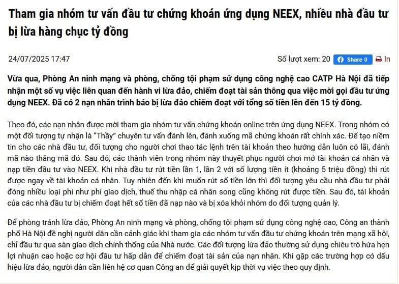 Tin vào "thầy" chuyên tư vấn đánh lên, đánh xuống chứng khoán, 2 người mất trắng 15 tỷ đồng