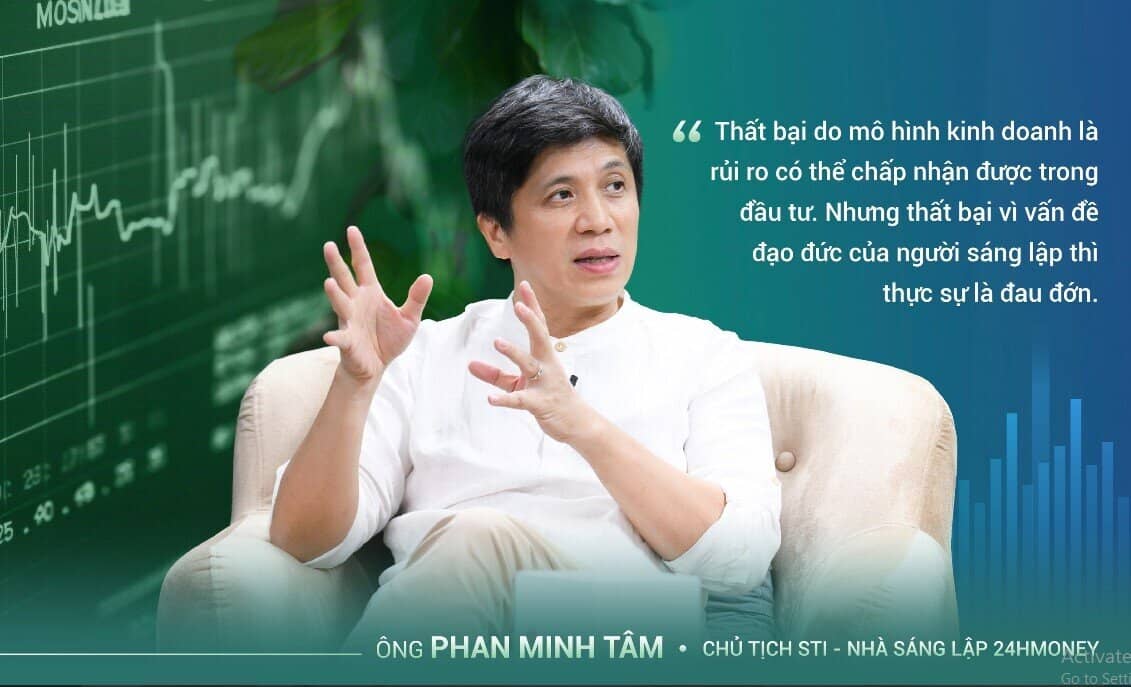 Chủ tịch STI Phan Minh Tâm: Đầu tư là phải sống sót, đừng tin vào những giấc mơ "đốt tiền" và "liều ăn nhiều"