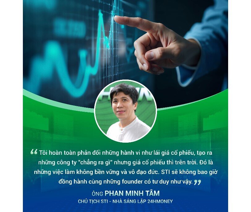 Chủ tịch STI Phan Minh Tâm: Đầu tư là phải sống sót, đừng tin vào những giấc mơ "đốt tiền" và "liều ăn nhiều"