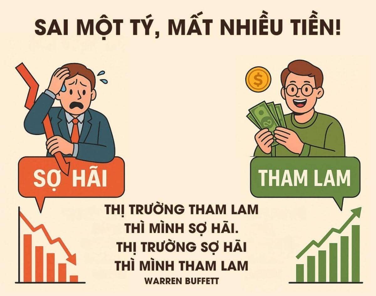 Sai một tý, mất nhiều tiền!