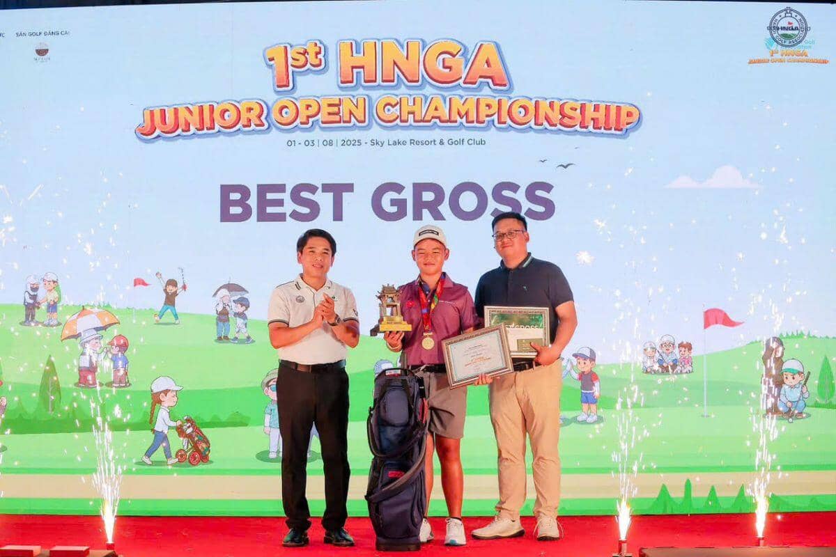 Nguyễn Trọng Hoàng vô địch giải 1st HNGA Junior Open Championship 2025