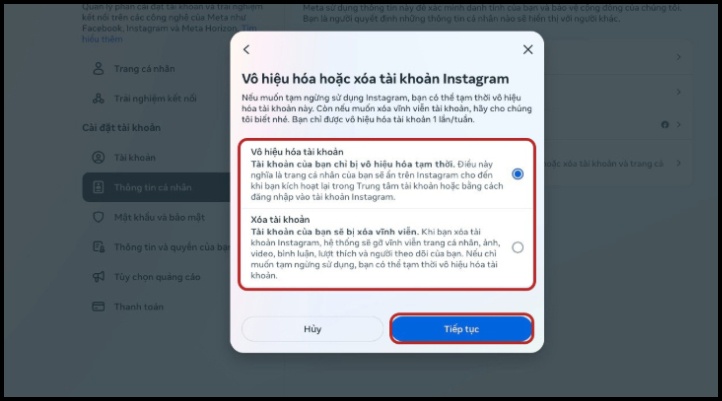 Vô hiệu hóa Instagram: Hướng dẫn từ A-Z