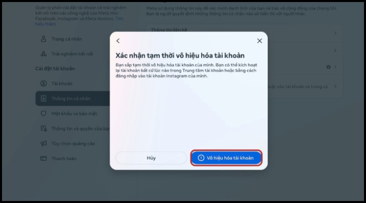 Vô hiệu hóa Instagram: Hướng dẫn từ A-Z