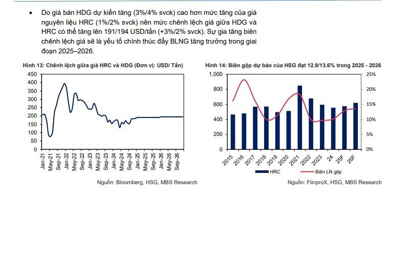 MBS Research nâng dự báo lợi nhuận HSG, giá cổ phiếu được kỳ vọng tăng mạnh