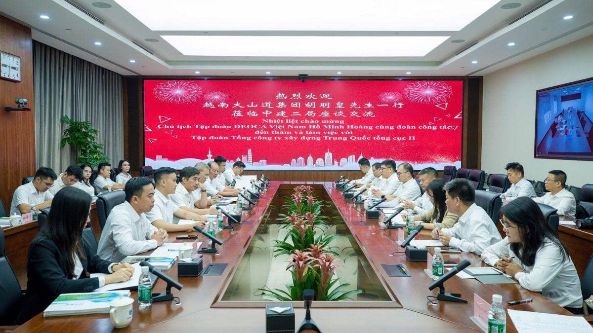 Tăng cường hợp tác giữa Đèo cả và Tập đoàn Xây dựng Trung Quốc