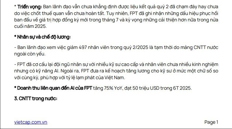 FPT điều chỉnh giảm kế hoạch tăng trưởng lợi nhuận năm 2025 xuống 18-19%