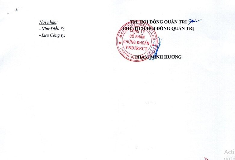 VNDirect (VND) sắp họp ĐHĐCĐ bất thường