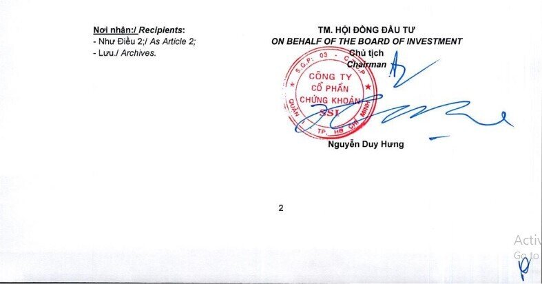 SSI muốn vay tối đa 18.000 tỷ đồng từ VietinBank