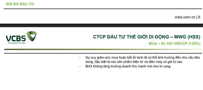 Một yếu tố quan trọng giúp MWG gia tăng lợi nhuận