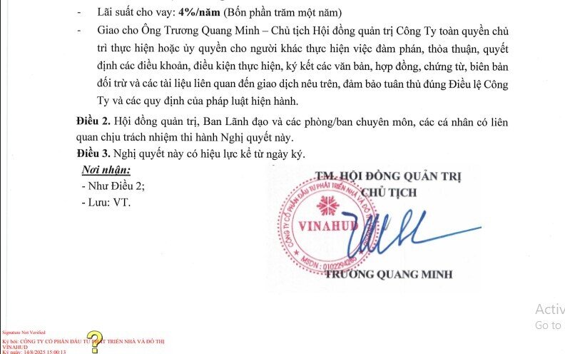 Một cá nhân cho doanh nghiệp BĐS vay hơn 900 tỷ đồng