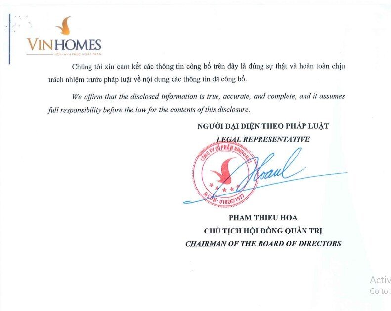 Vinhomes thông qua kế hoạch phát hành trái phiếu tối đa 15.000 tỷ đồng