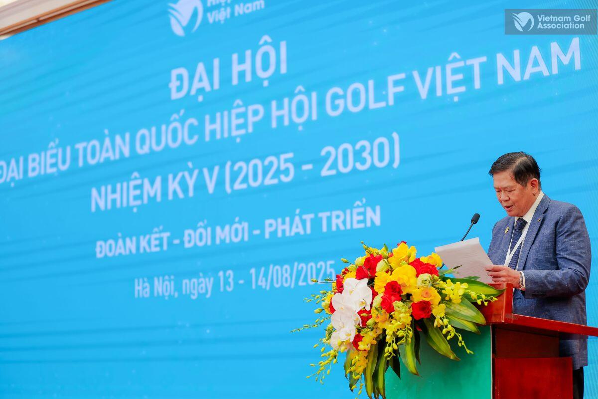 Đại hội đại biểu toàn quốc Hiệp hội Golf Việt Nam nhiệm kỳ V (2025-2030)