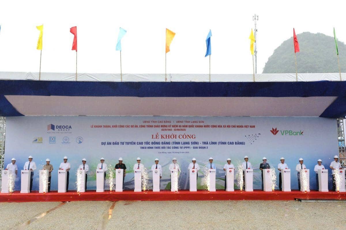 Khởi công giai đoạn 2 dự án cao tốc Đồng Đăng - Trà Lĩnh
