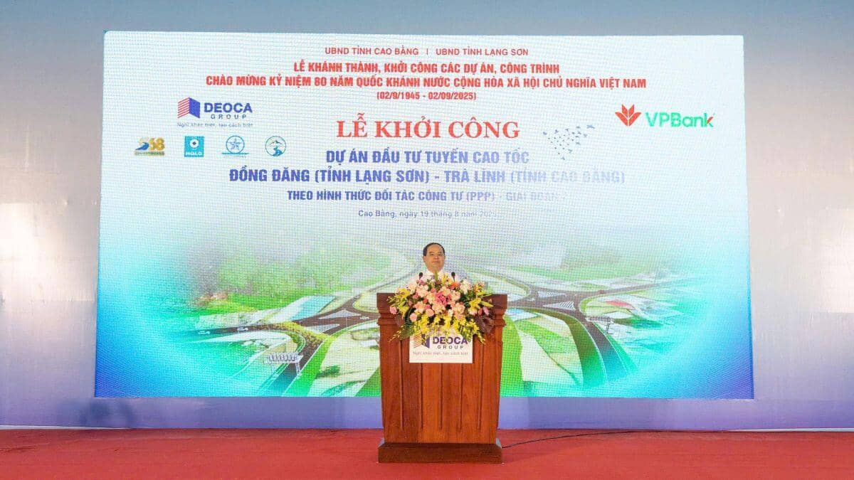 Khởi công giai đoạn 2 dự án cao tốc Đồng Đăng - Trà Lĩnh
