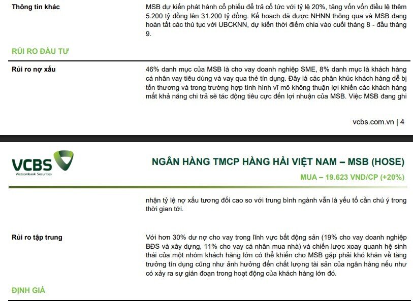 Một mã ngân hàng 'sáng giá' được khuyến nghị mua, kỳ vọng tăng gần 9%
