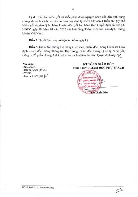 Thoát diện cảnh báo, cổ phiếu HAG sắp “hồi sinh” margin?