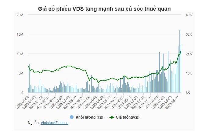 Một cổ đông lớn kín tiếng của Chứng khoán Rồng Việt vừa bán ra 10 triệu cp