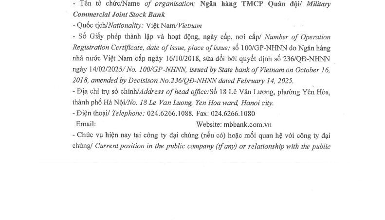 MB đăng ký bán khớp lệnh 60 triệu cổ phiếu MBS