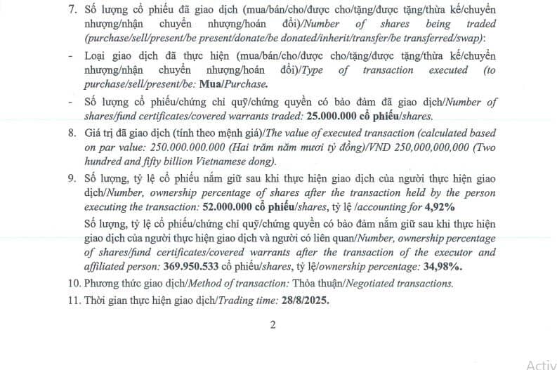 Con trai bầu Đức mua thành công 25 triệu cổ phiếu HAG đã đăng ký
