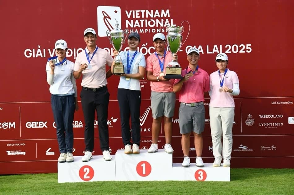 Nguyễn Tuấn Anh, Lê Chúc An đăng quang Giải vô địch Golf quốc gia-Gia Lai 2025