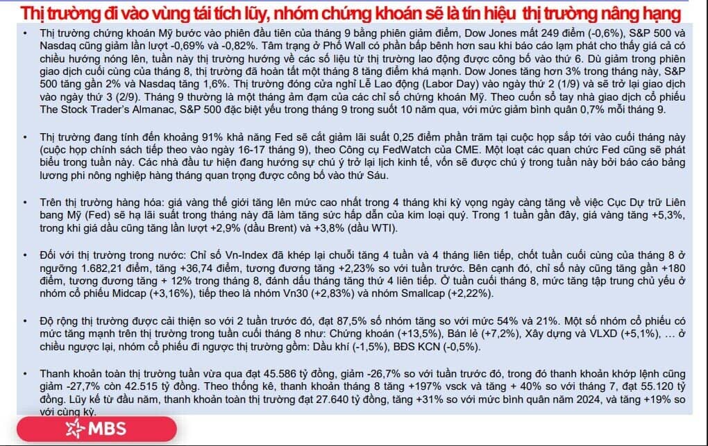 Cổ phiếu chứng khoán sẽ trở thành chỉ báo sớm cho việc TTCK nâng hạng?