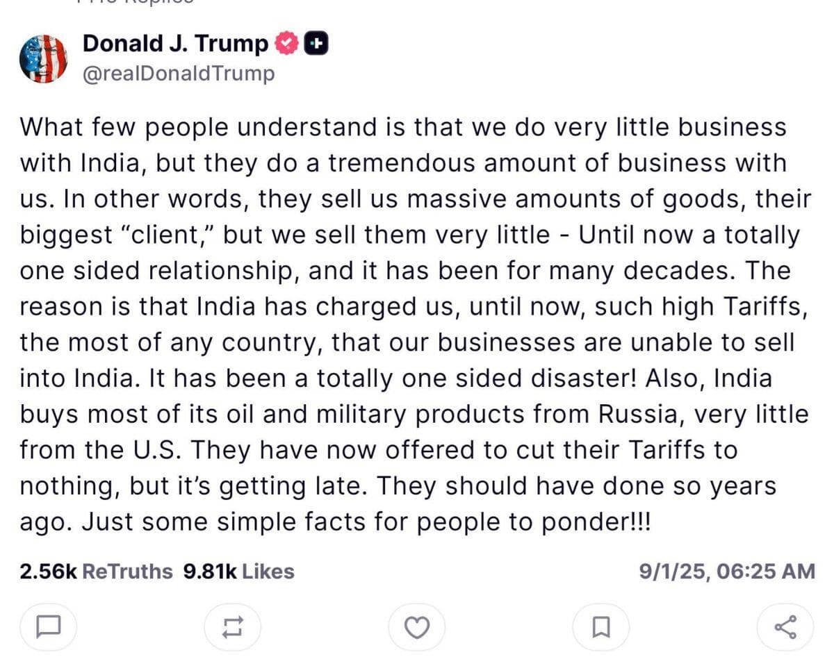 Quan hệ Mỹ - Ấn Độ và thuế quan