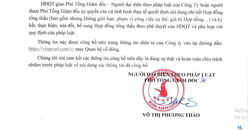 Vinpearl chọn Vinhomes làm tổng thầu xây dựng "siêu làng" 44.000 tỷ đồng