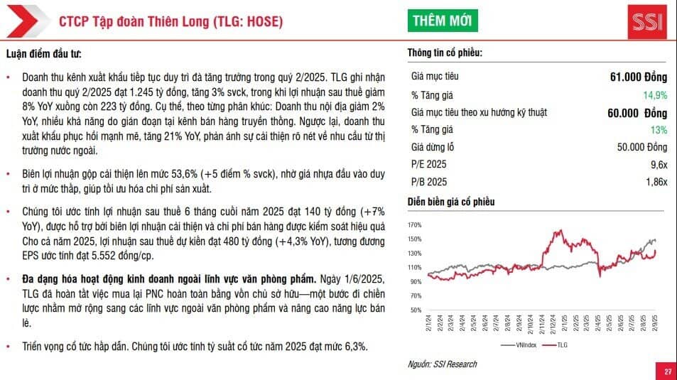 6 mã cổ phiếu được CTCK "chọn mặt gửi vàng" trong tháng 9