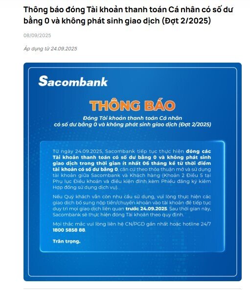 Ngân hàng sẽ đóng tài khoản “0 đồng”, lâu ngày không giao dịch