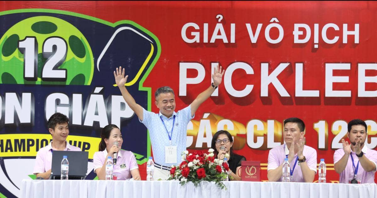 CLB  tuổi Tý xuất sắc giành ngôi Vô địch Pickleball các CLB 12 Con giáp - Cup Glory 2025