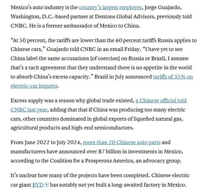 Trung Quốc khuyên Mexico 'nghĩ kỹ' trước khi tăng thuế lên 50%, doạ sẽ trả đũa