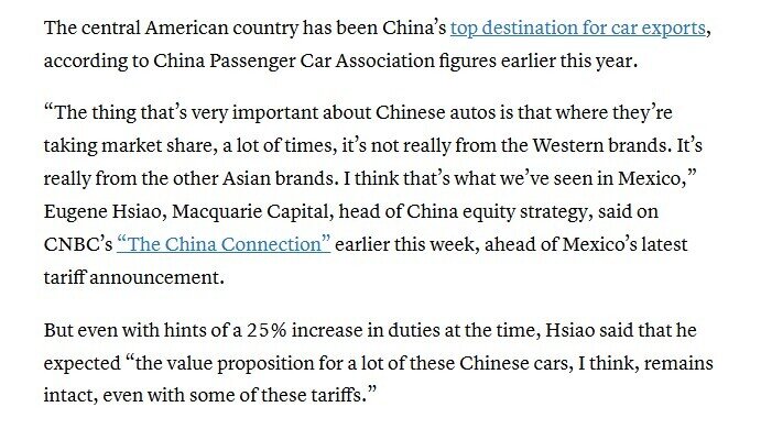 Trung Quốc khuyên Mexico 'nghĩ kỹ' trước khi tăng thuế lên 50%, doạ sẽ trả đũa