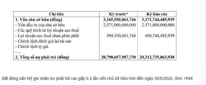 Một doanh nghiệp BĐS nợ hơn 20.000 tỷ, gấp 6 lần vốn chủ sở hữu