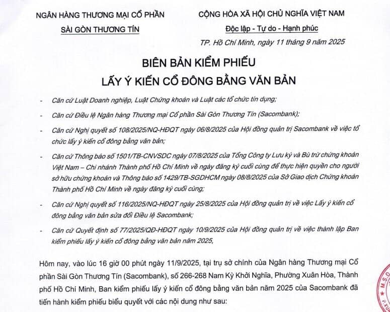 Cổ đông STB không thông qua bổ sung chủ tịch làm đại diện pháp luật