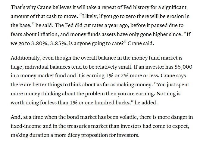 7.000 tỷ USD sẽ vào TTCK khi Fed hạ lãi suất