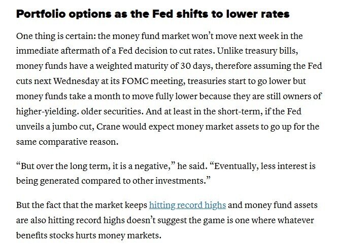 7.000 tỷ USD sẽ vào TTCK khi Fed hạ lãi suất