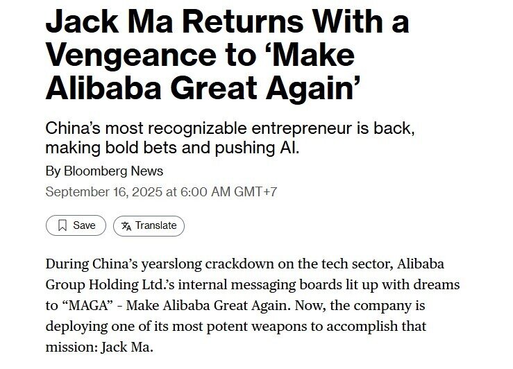Jack Ma trở lại Alibaba