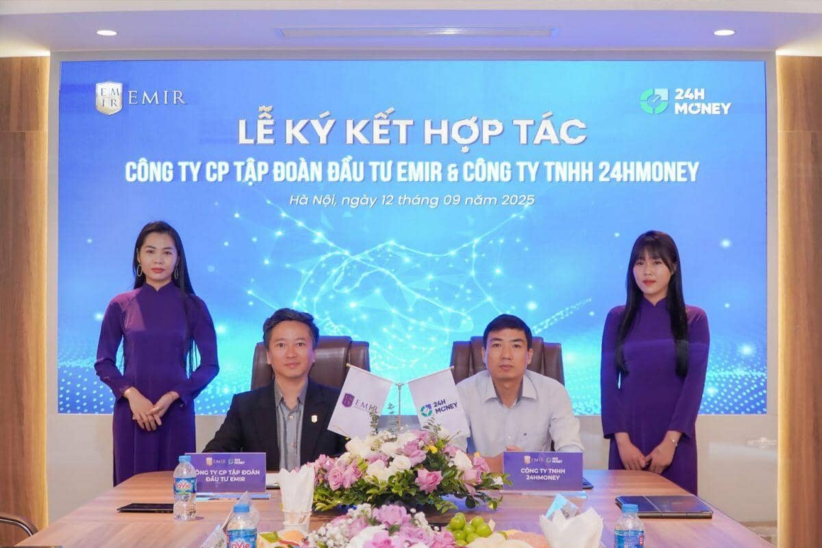 EMIR và 24HMoney ký kết thỏa thuận hợp tác