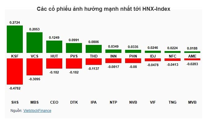 Thị trường tiếp tục rung lắc, VN-Index giảm gần 10 điểm