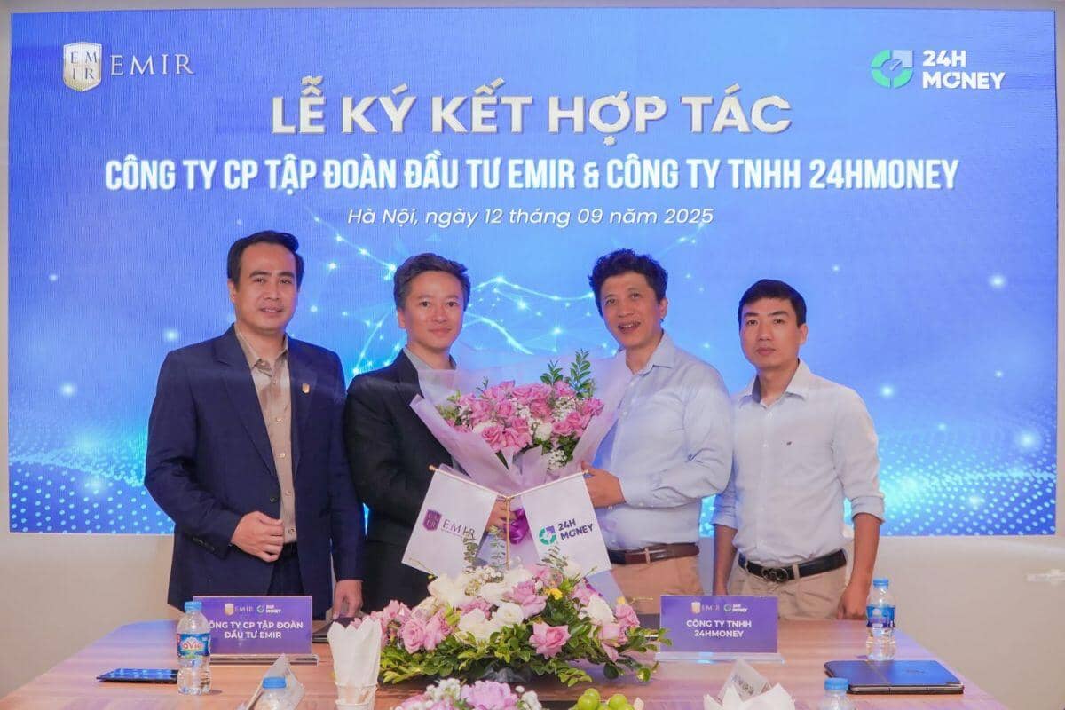EMIR và 24HMoney ký kết thỏa thuận hợp tác