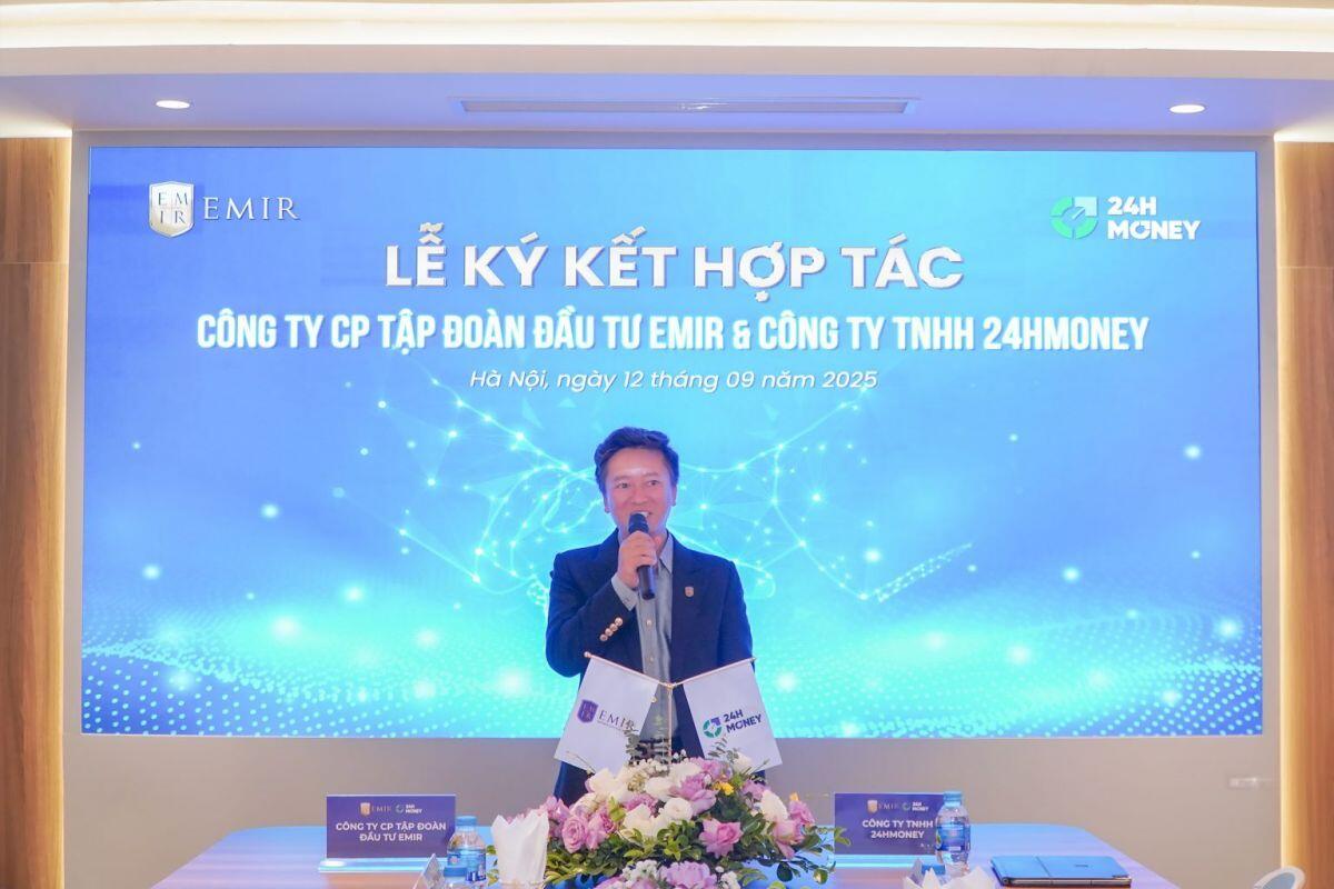 EMIR và 24HMoney ký kết thỏa thuận hợp tác