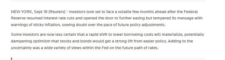 Fed giảm lãi suất không cứu nổi tâm lý thị trường vì những lời nói gây hụt hẫng
