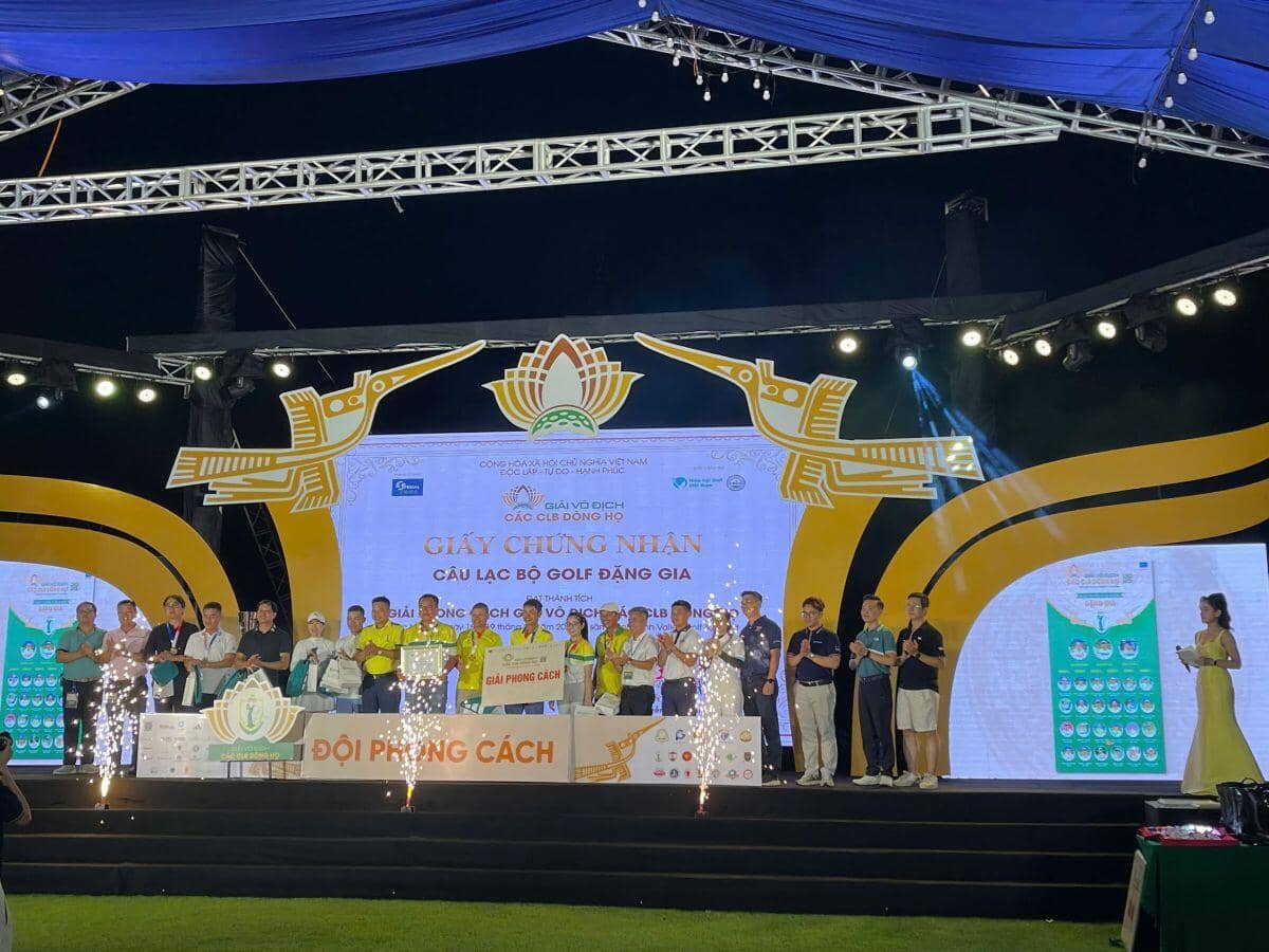 Giải golf Vô địch các CLB Dòng Họ 2025: Họ Bùi xuất sắc lên ngôi vô địch