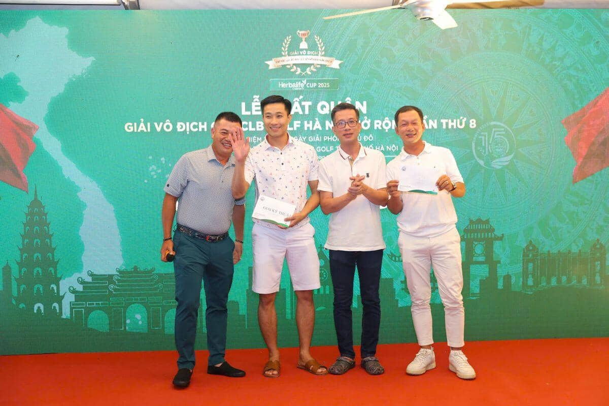 Hơn 300 golfer đồng hành lễ xuất quân giải vô địch các CLB Hà Nội mở rộng lần thứ 8 – Herbalife Cup 2025.