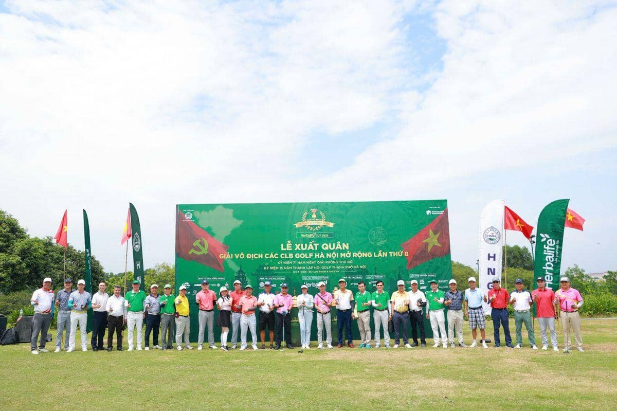 Hơn 300 golfer đồng hành lễ xuất quân giải vô địch các CLB Hà Nội mở rộng lần thứ 8 – Herbalife Cup 2025.