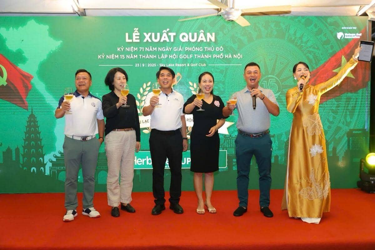 Hơn 300 golfer đồng hành lễ xuất quân giải vô địch các CLB Hà Nội mở rộng lần thứ 8 – Herbalife Cup 2025.