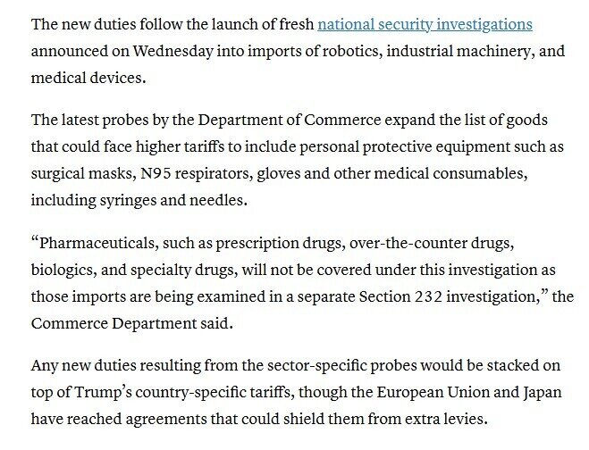 Ông Trump công bố đòn thuế mới cao nhất 100%, 3 nhóm mặt hàng chủ chốt chịu trừng phạt từ 1/10