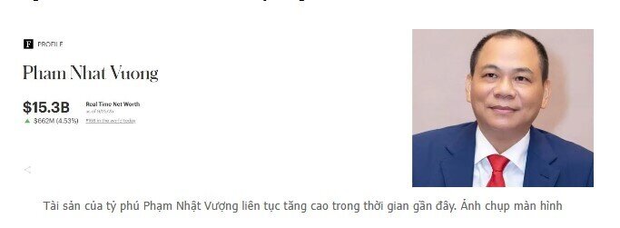 Vingroup lập kỷ lục lịch sử, vợ chồng tỷ phú Phạm Nhật Vượng đồng loạt đón tin vui